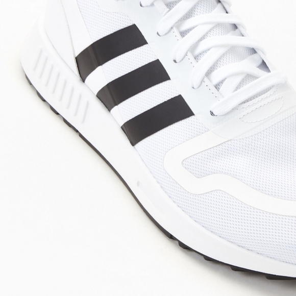 Men's Adidas White & Black Multix Shoes - Picture 6 of 10